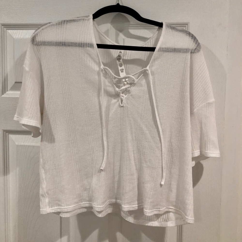 Alo Yoga Lace Up Top